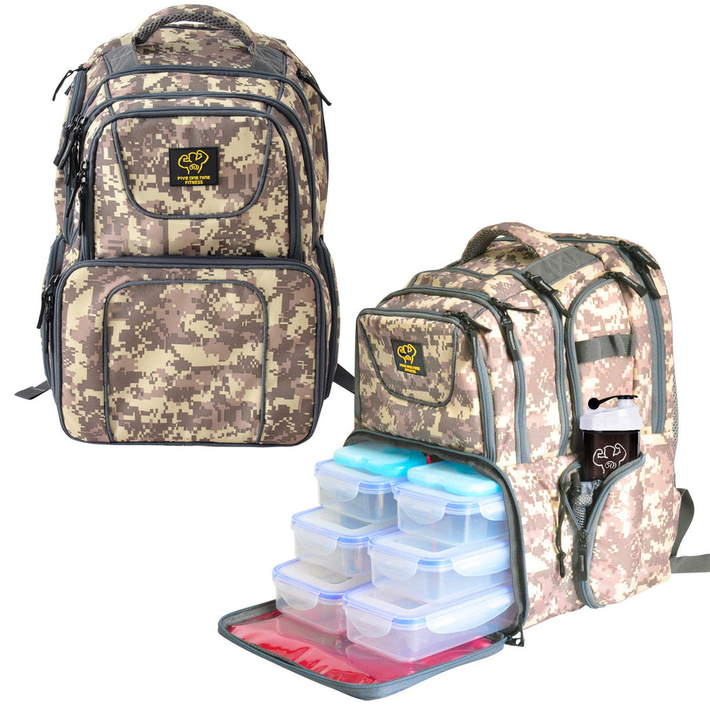 6 Meal - Classic Large Backpack - Camo