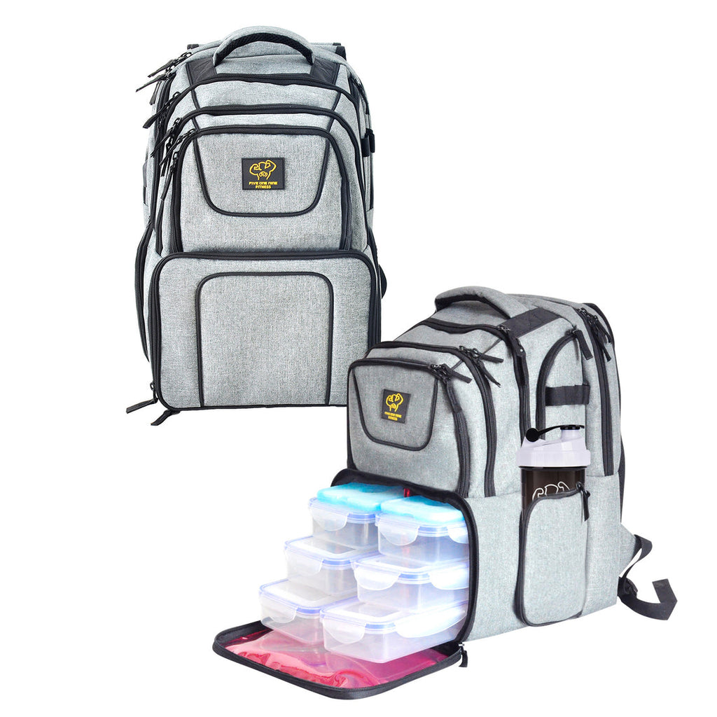 6 Meal - Classic Large Backpack - Grey