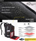 3 Meal - Classic Medium Backpack - Black & Red