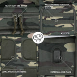 3 Meal - Tactical Backpack - Green Camo