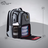 3 Meal - Classic Medium Backpack - Grey