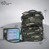 3 Meal - Tactical Backpack - Green Camo