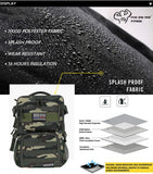 3 Meal - Tactical Backpack - Green Camo
